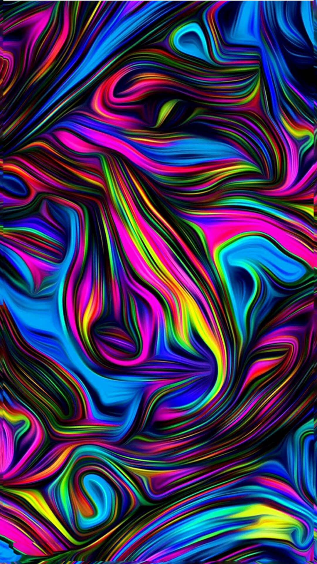 Psychedelic Marble Pattern Iphone Wallpapers