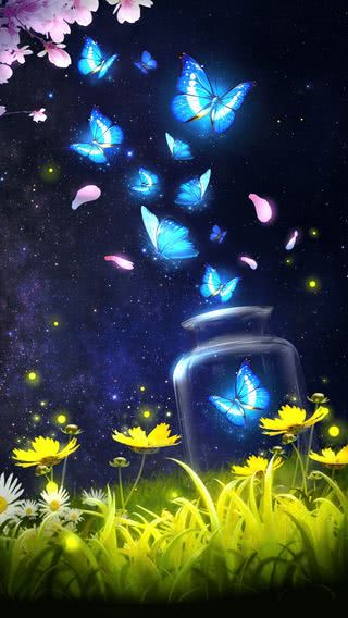 これまでで最高の蝶 壁紙 Iphone 花の画像