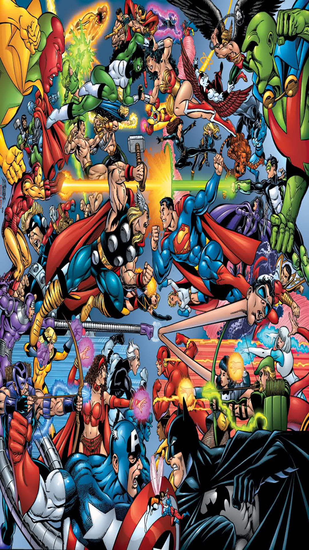 Dc Vs Marvel Iphone Wallpapers