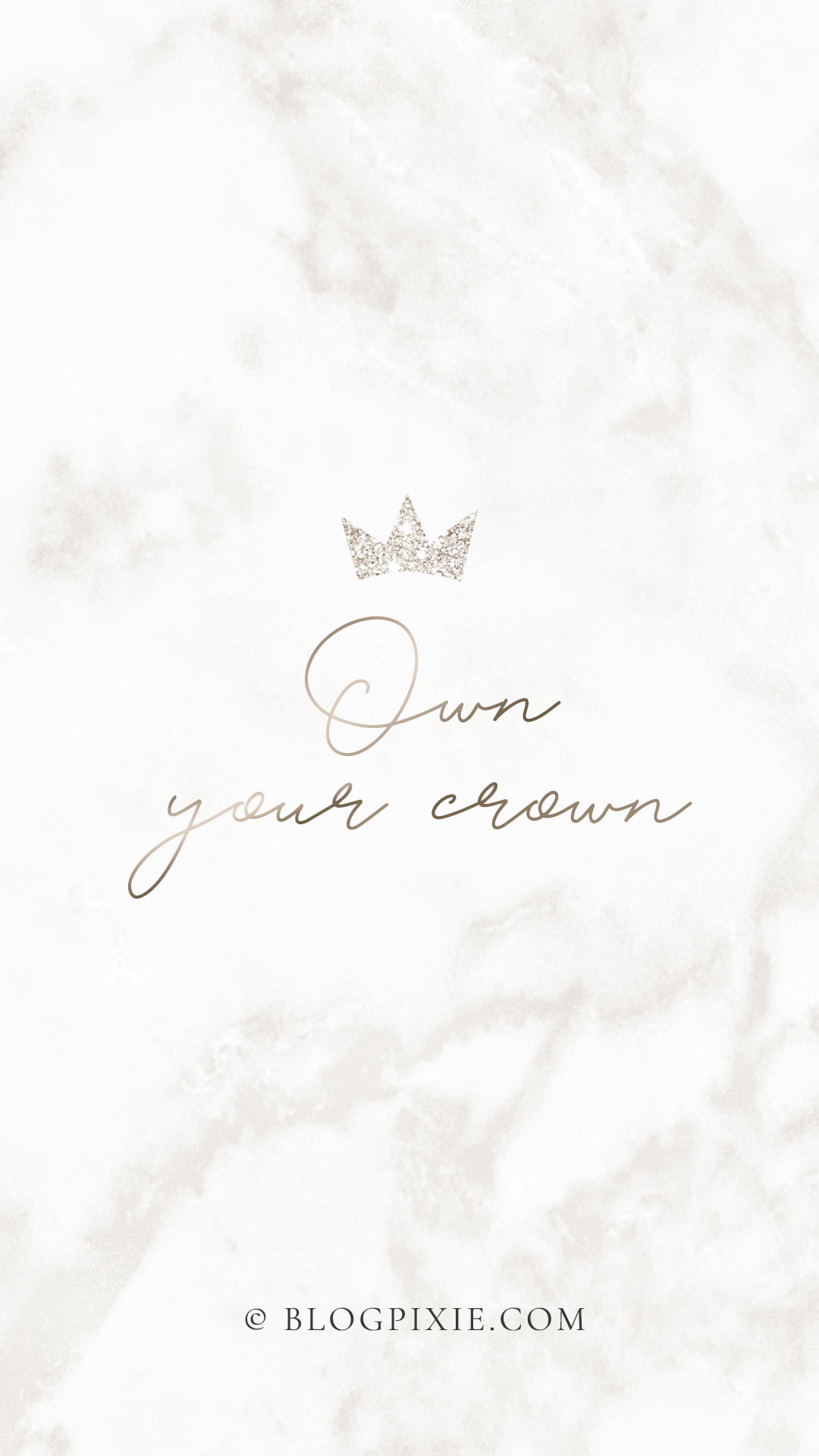 大理石 Own Your Crown Iphone Wallpapers
