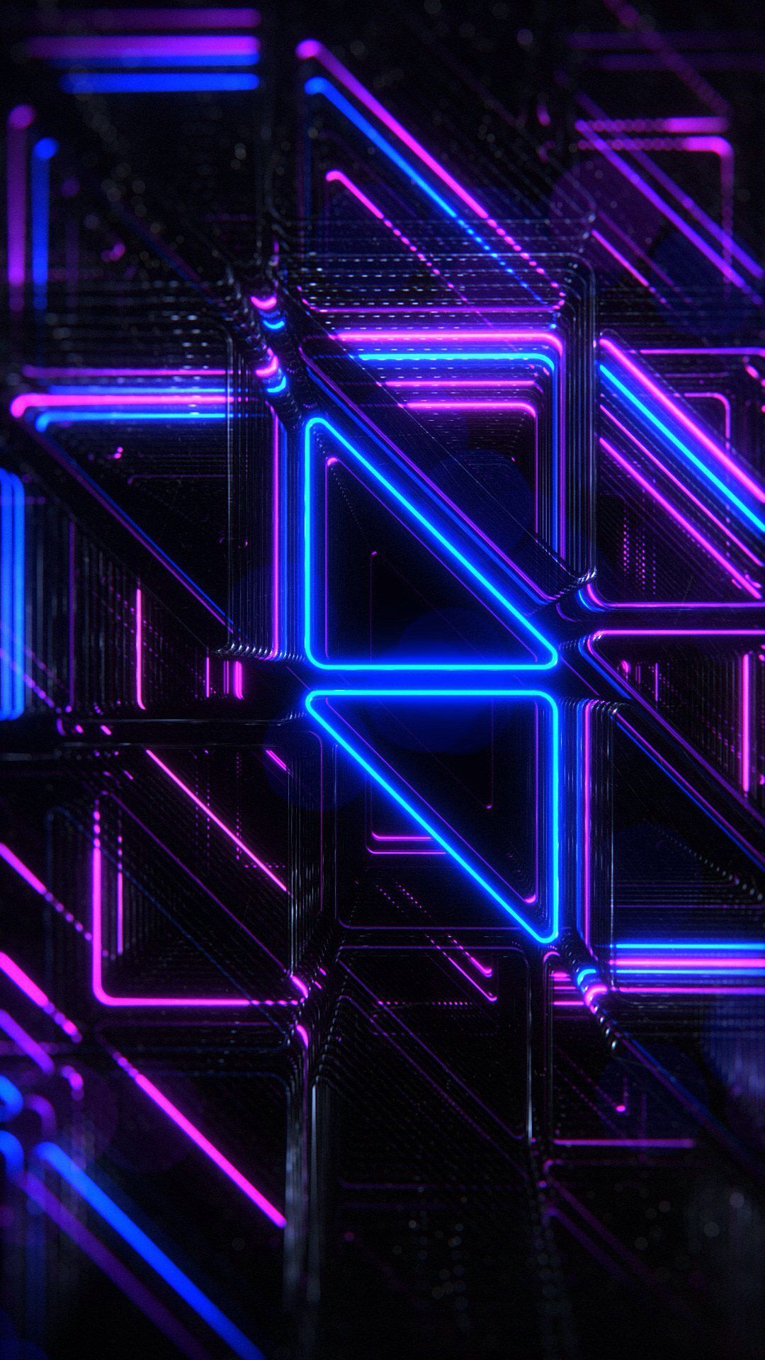 3d Neon Iphone Wallpapers
