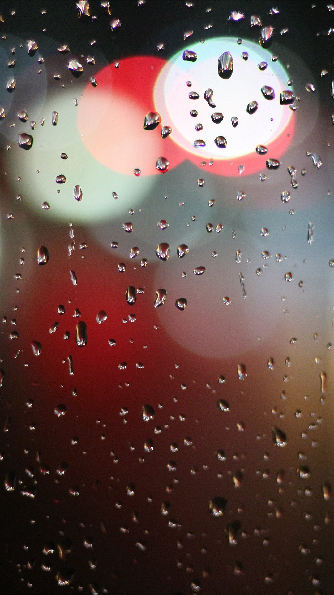 Bokeh Rain Night Window Iphone Wallpapers