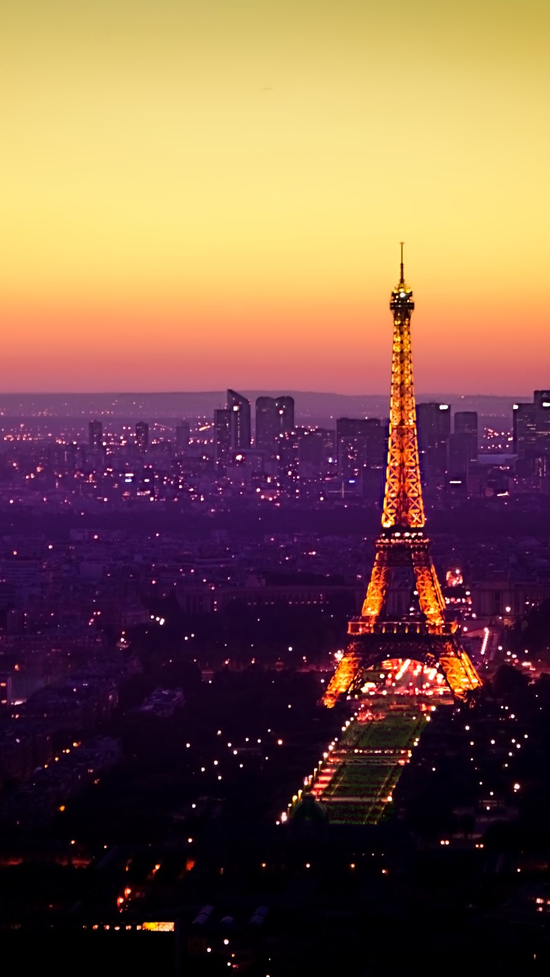 パリの夜景 Iphone Wallpapers