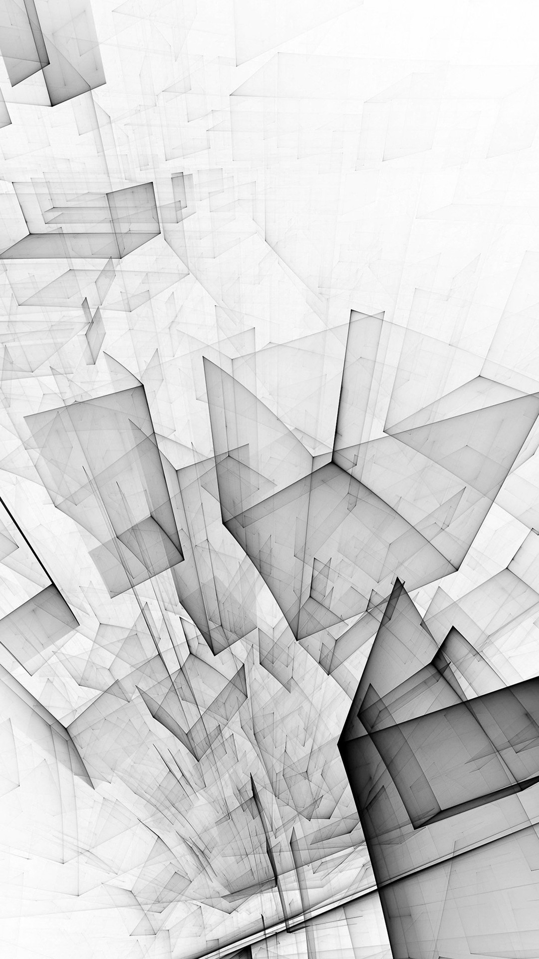 Monotone 3d Iphone Wallpapers