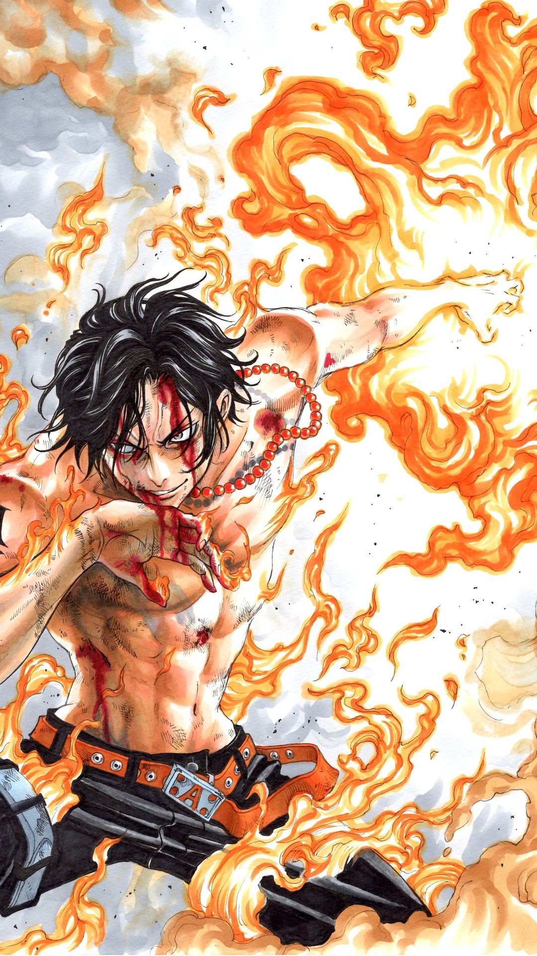 One Piece Wallpaper One Piece Ace Iphone 6 Wallpaper