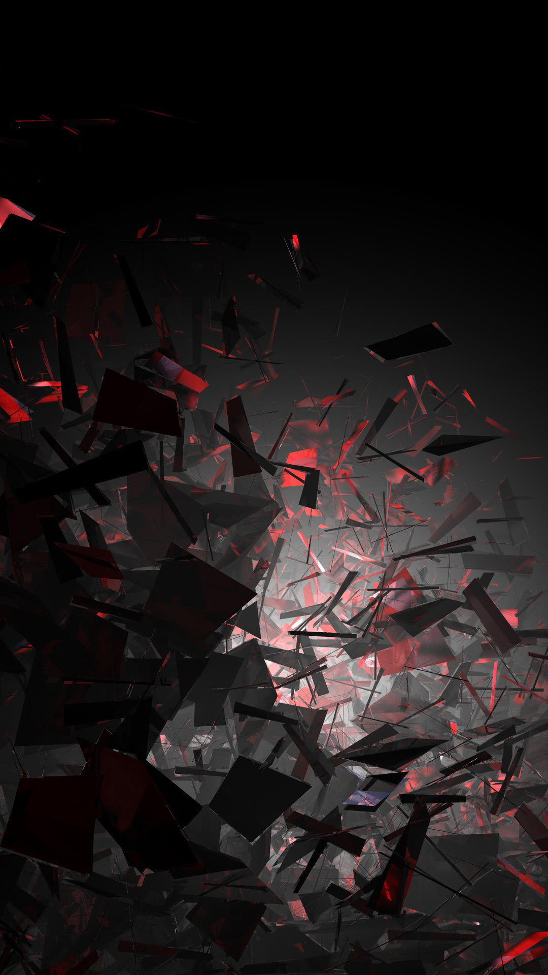 Broken Black Red かっこいいiphone7壁紙 Iphone Wallpapers