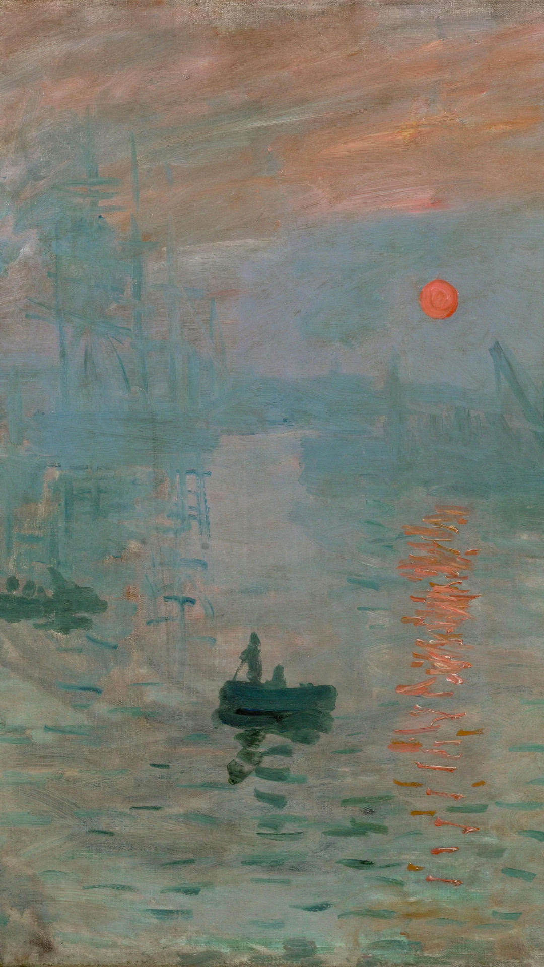 Claude Monet Impressione Levar Del Sole Iphone Wallpapers