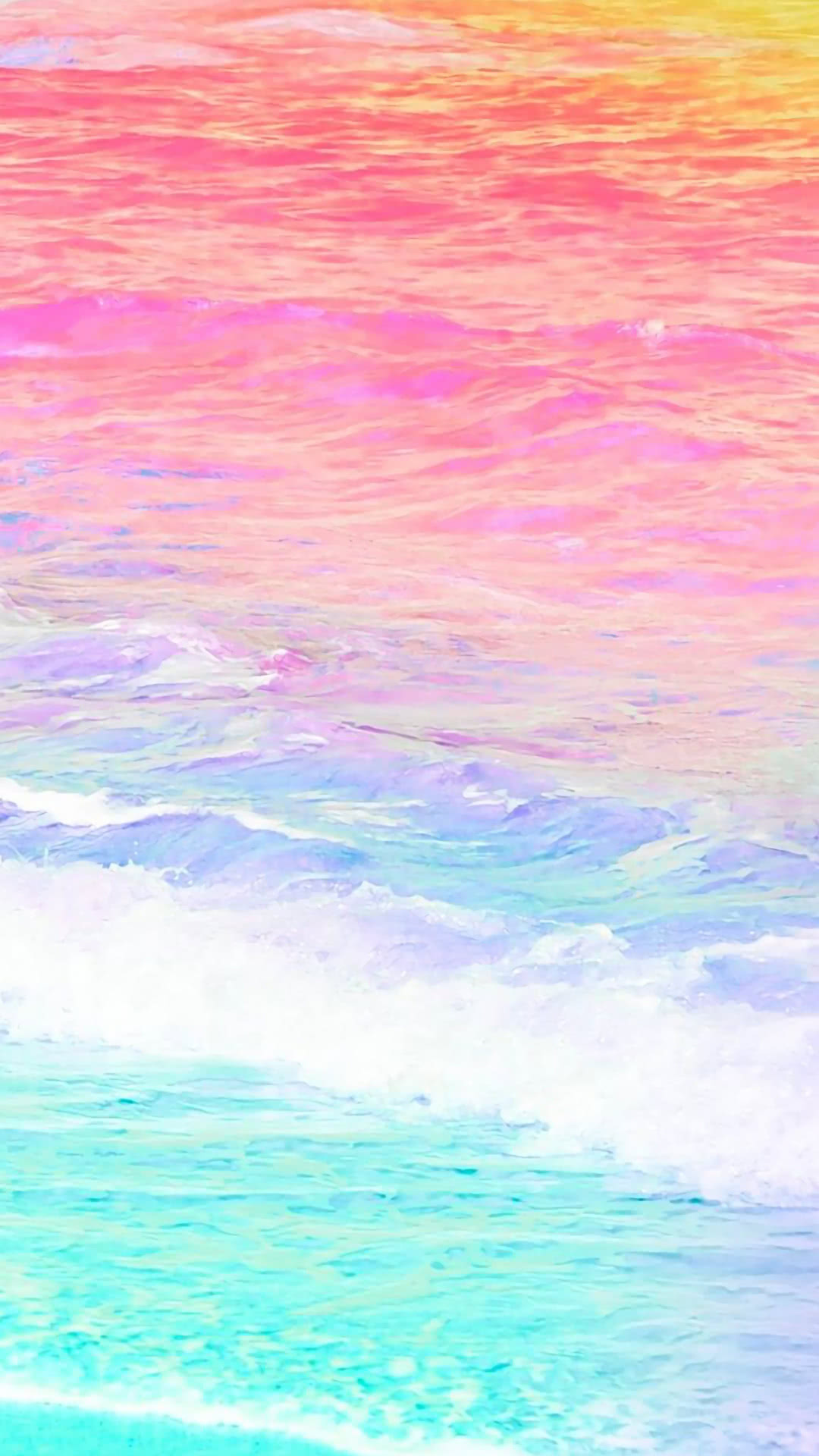 パステル色の海 Iphone Wallpapers