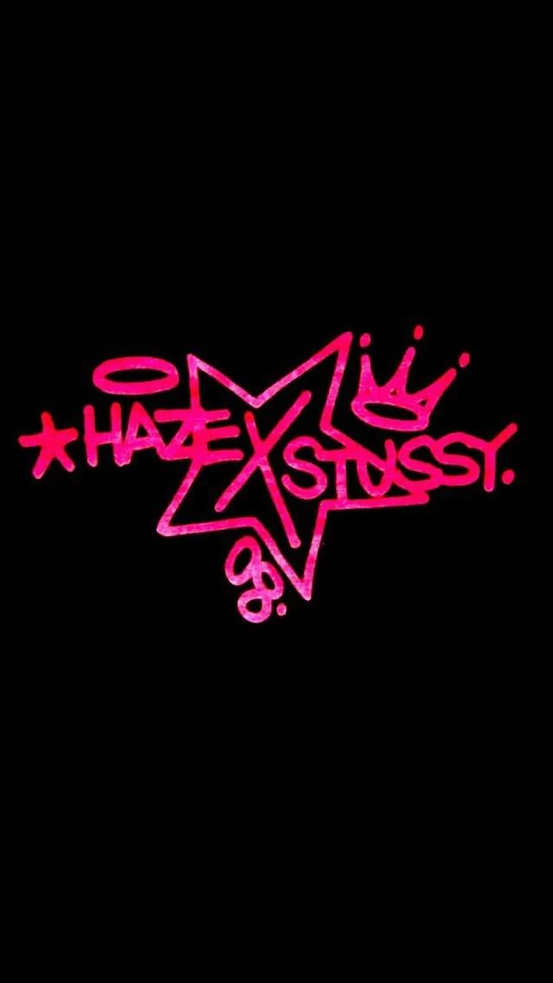 Stussy ステューシー ピンク ブラック Iphone Wallpapers