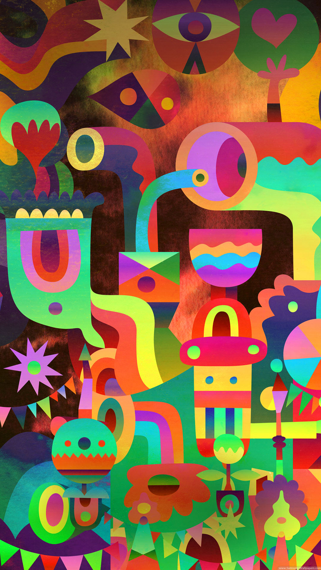 Fantastical Illustrations Iphone Wallpapers