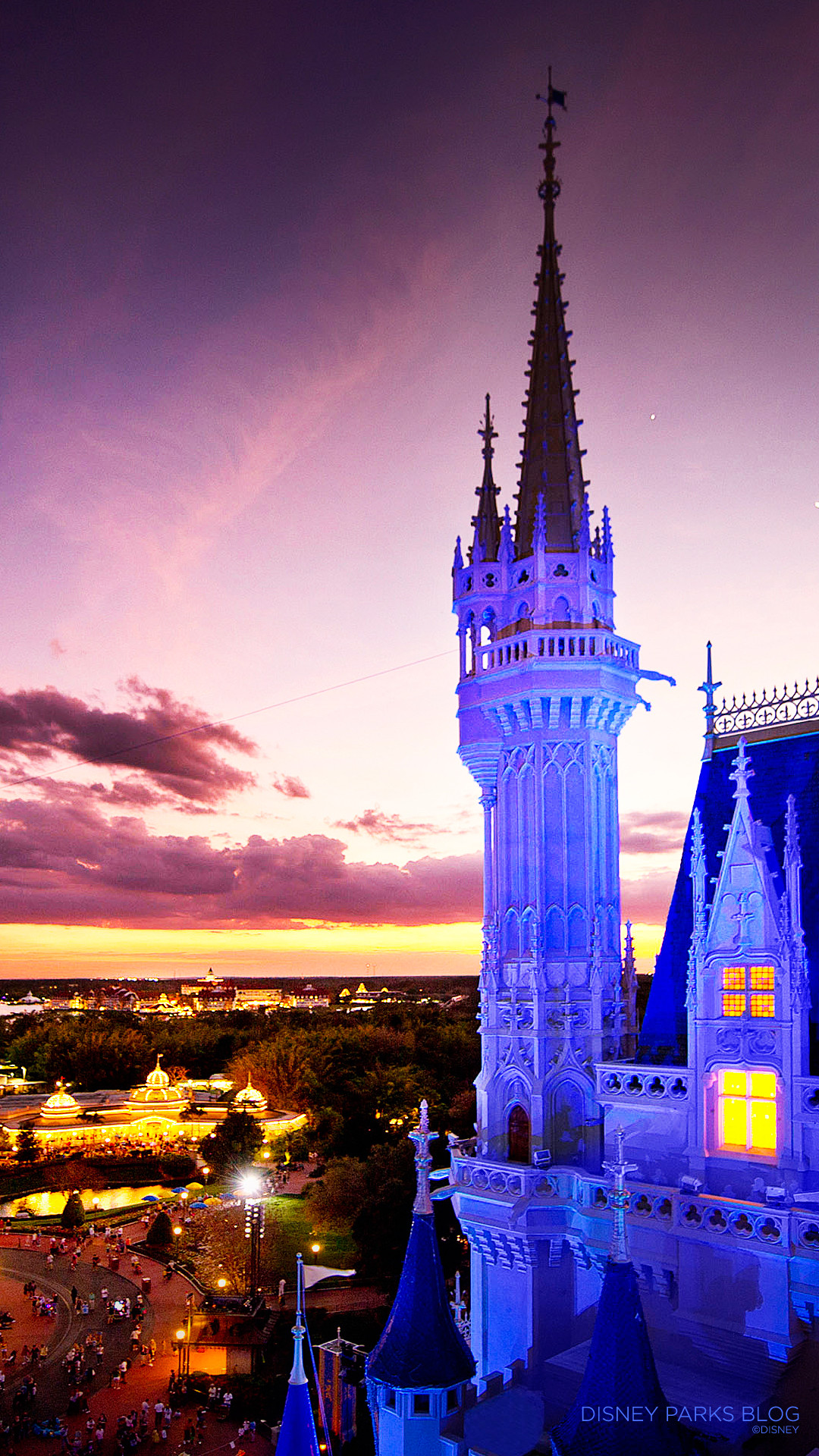 Cinderella Castle Sunset Iphone6 Wallpapers Iphone Wallpapers