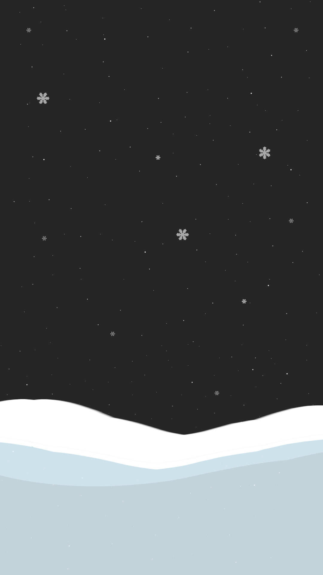 冬の夜 ミニマルデザインのiphonex壁紙 Iphone Wallpapers