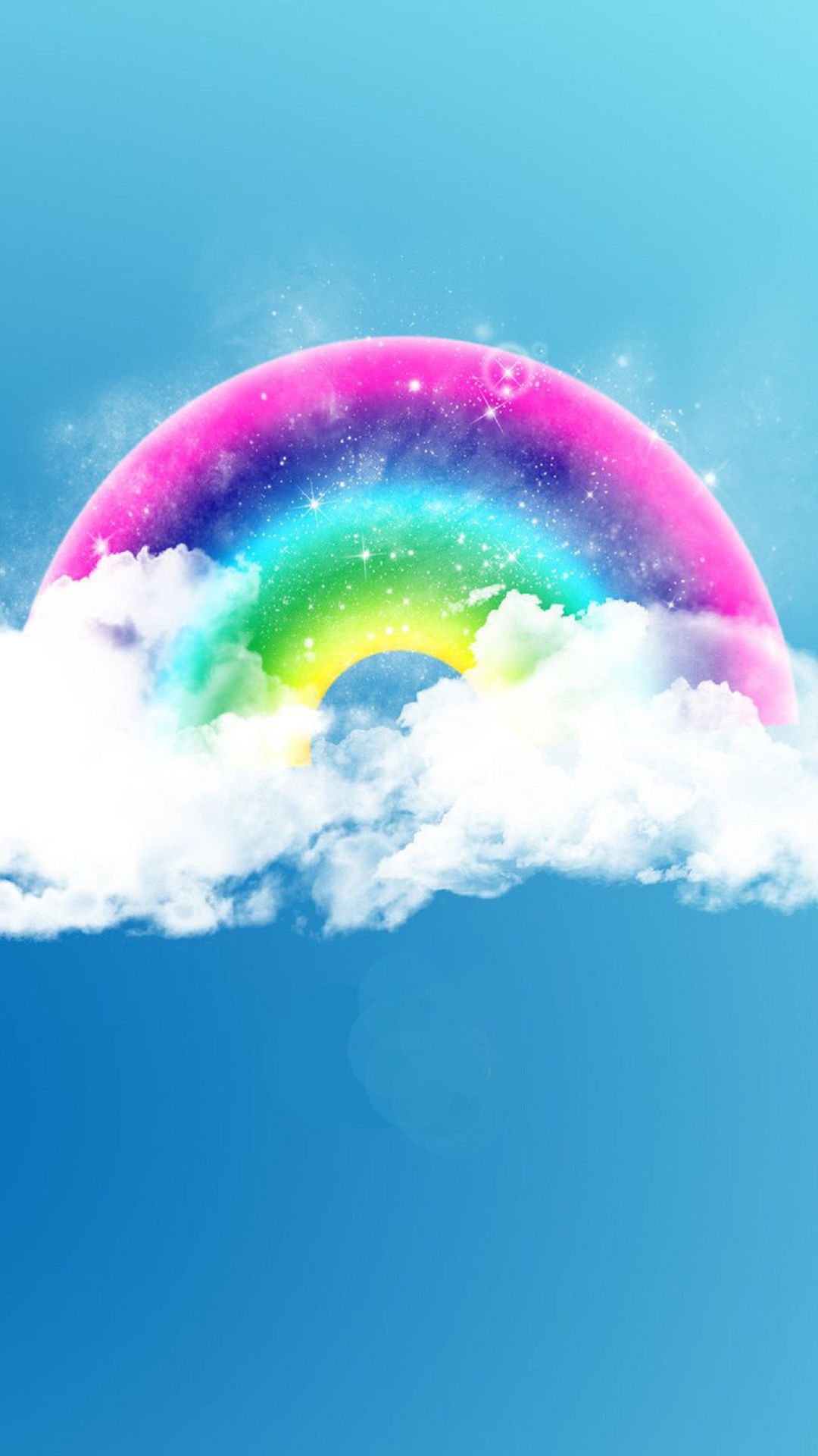 ファンタジックな虹のイラスト Iphone Wallpapers