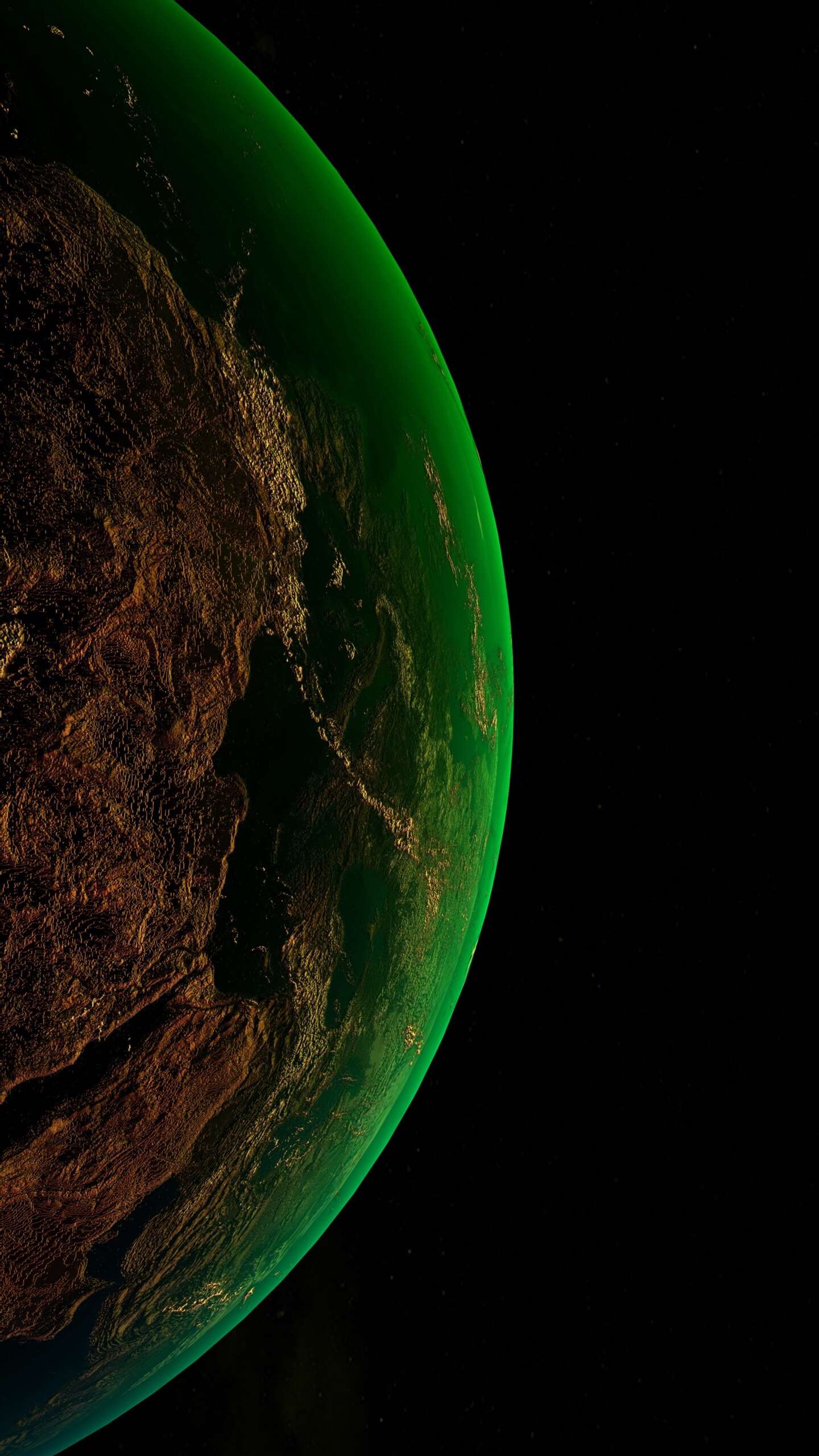 Green Planet Iphone Wallpapers