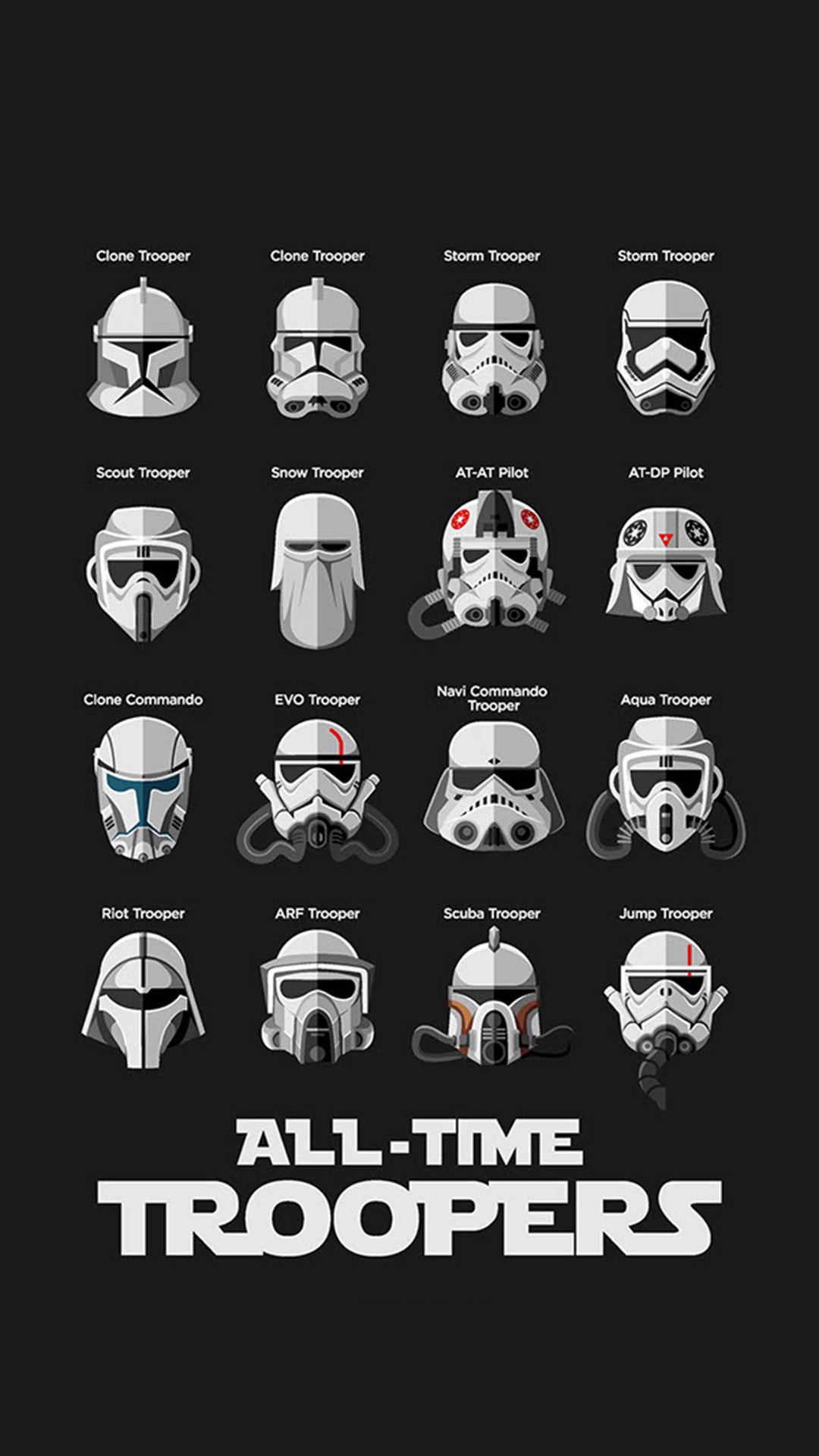 All Time Troopers Star Wars Iphone Wallpapers