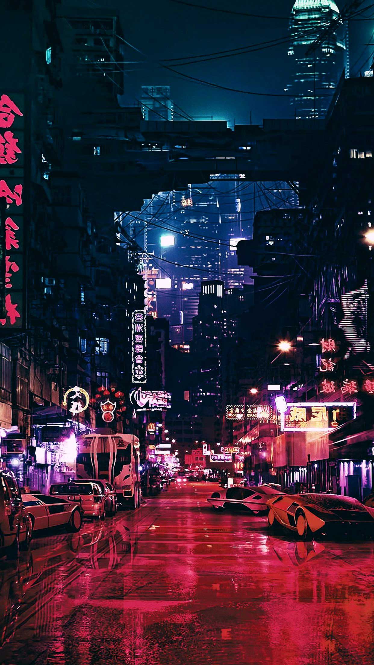 Download Chinatown Bright Lights Wallpaper | Wallpapers.com