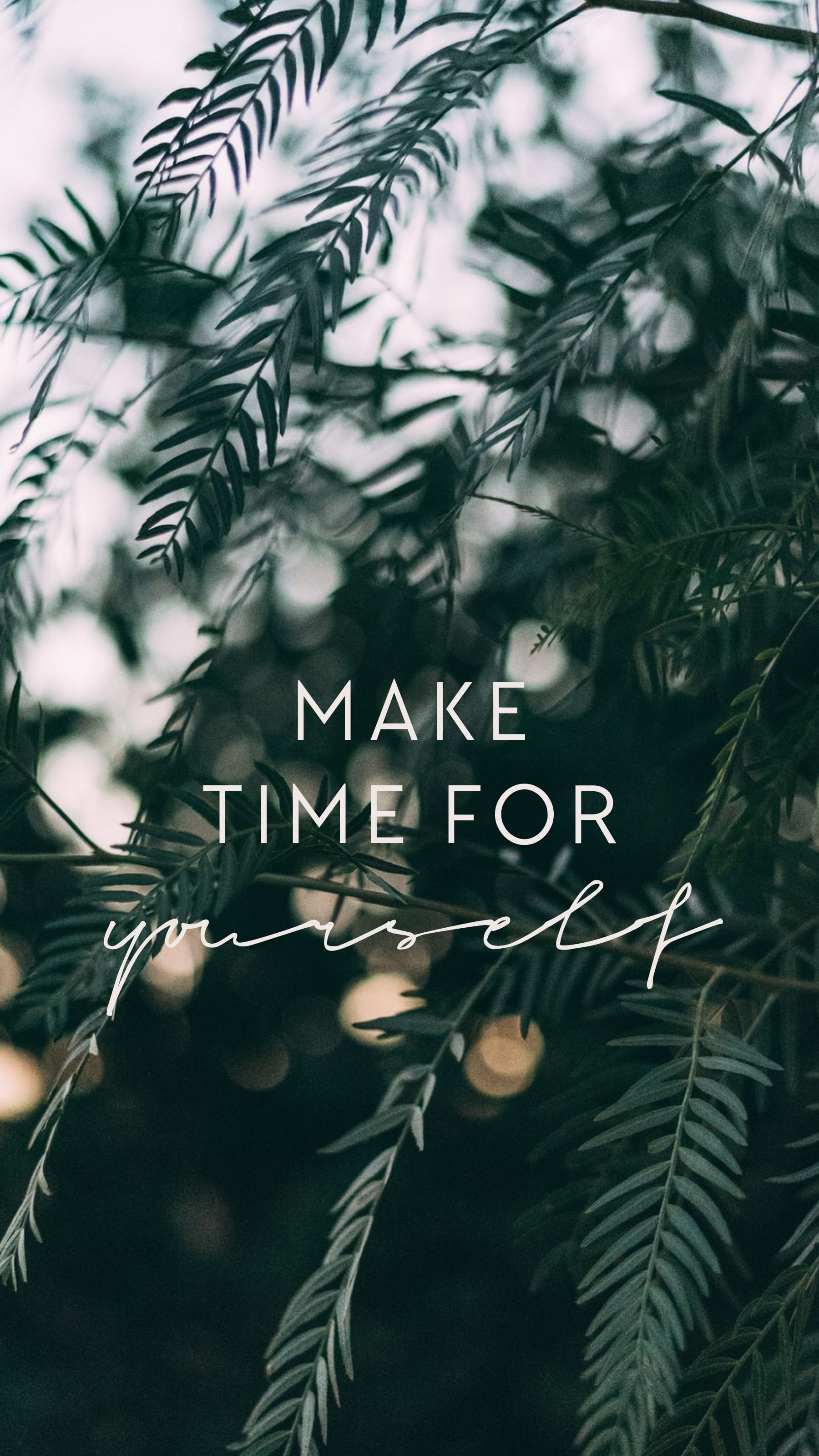 Make Time For Yourself 自分の時間を作る Iphone Wallpapers