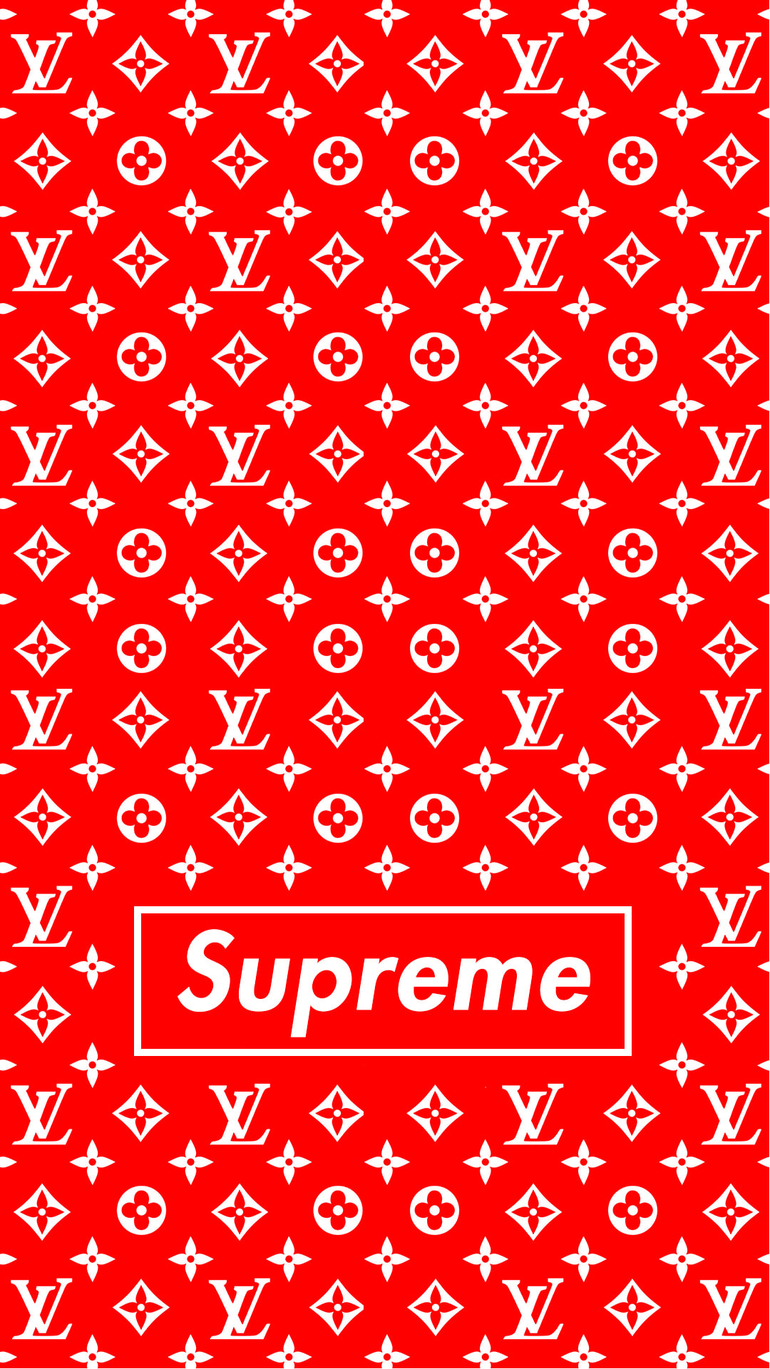 ルイ ヴィトン X Supreme Iphone Wallpapers