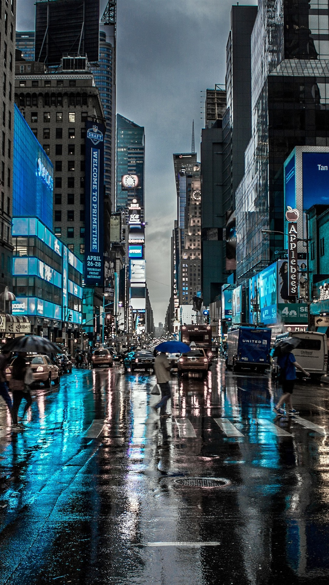 Iphone Wallpaper City Rain