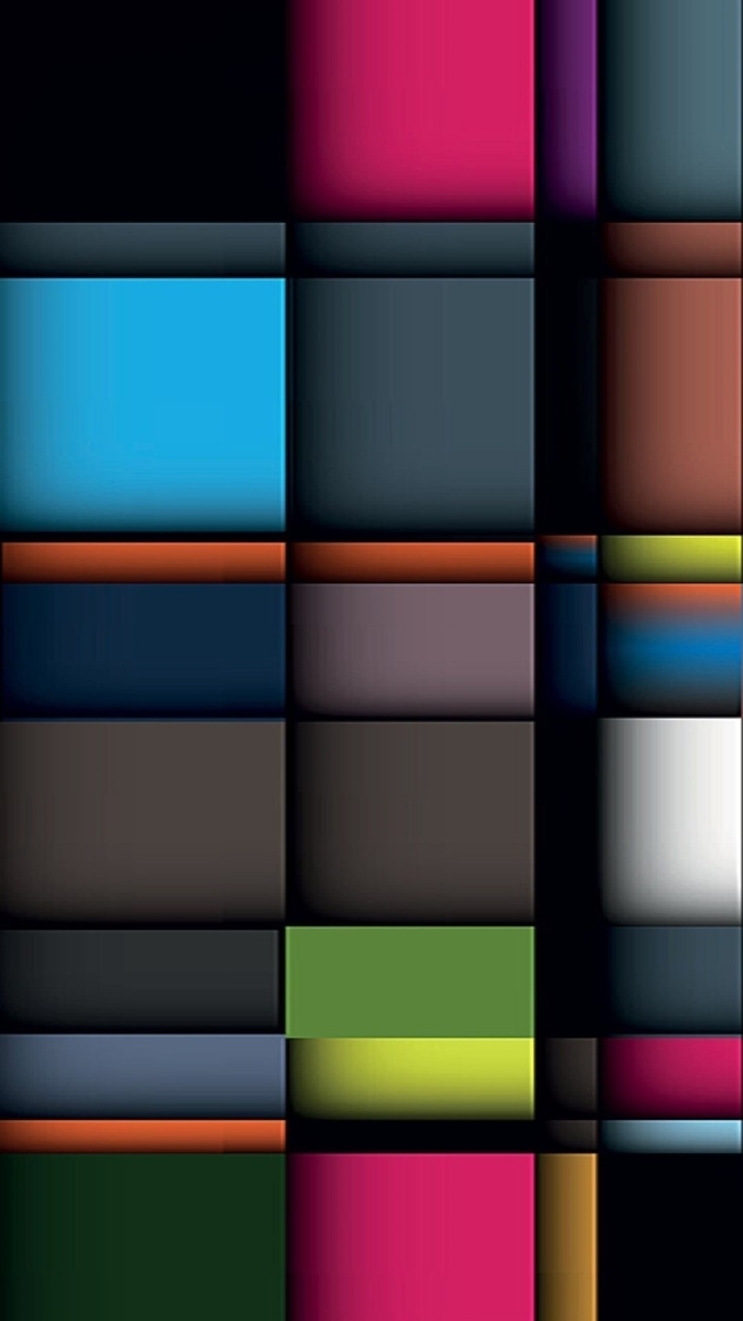 立体的なカラフル模様 Iphone Wallpapers