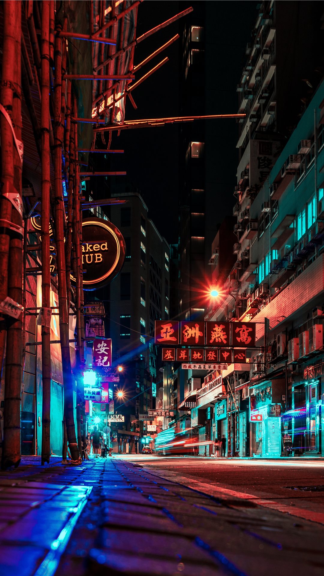 Night In Hong Kong Iphone Wallpapers