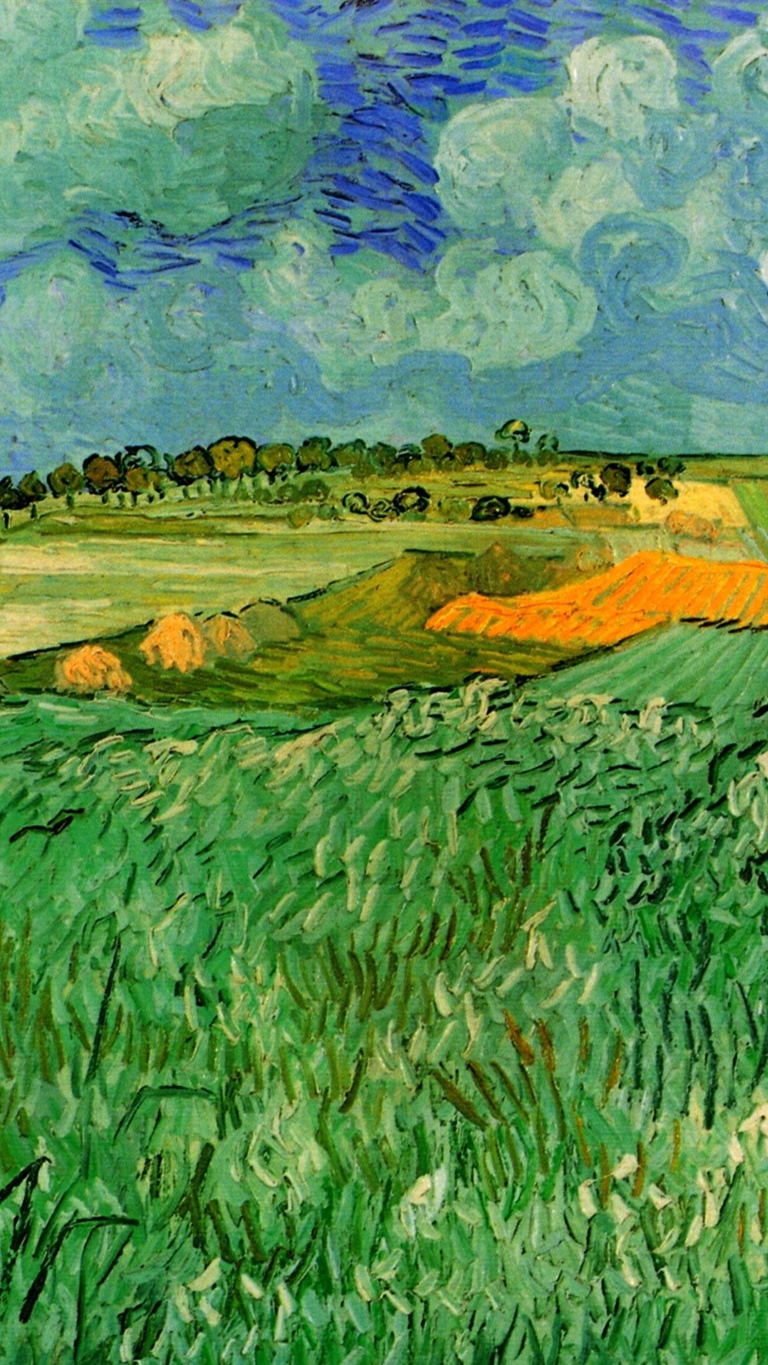 Van Gogh Style Painting Iphone Wallpapers