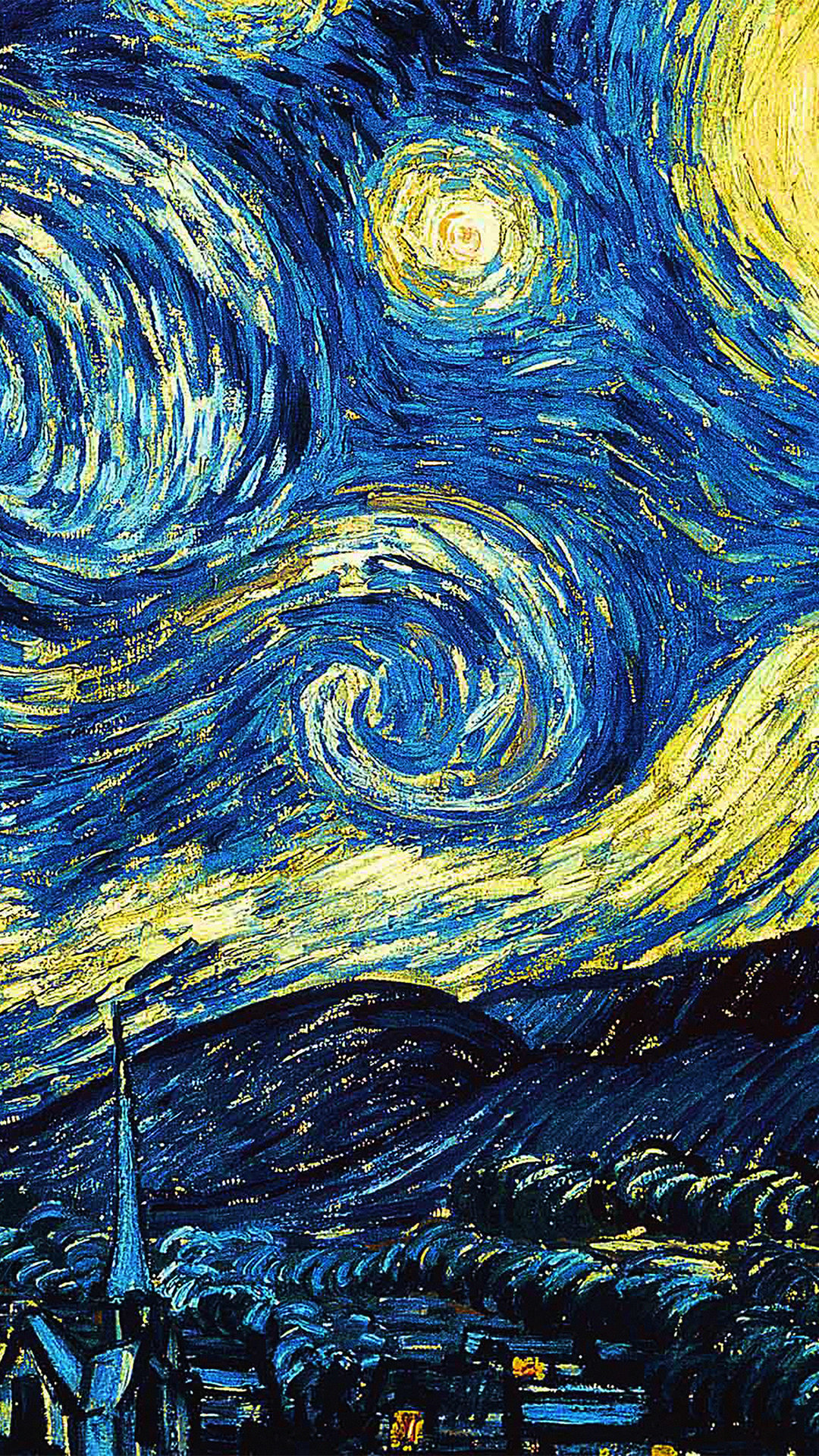 The Starry Night Van Gogh Iphone Wallpapers