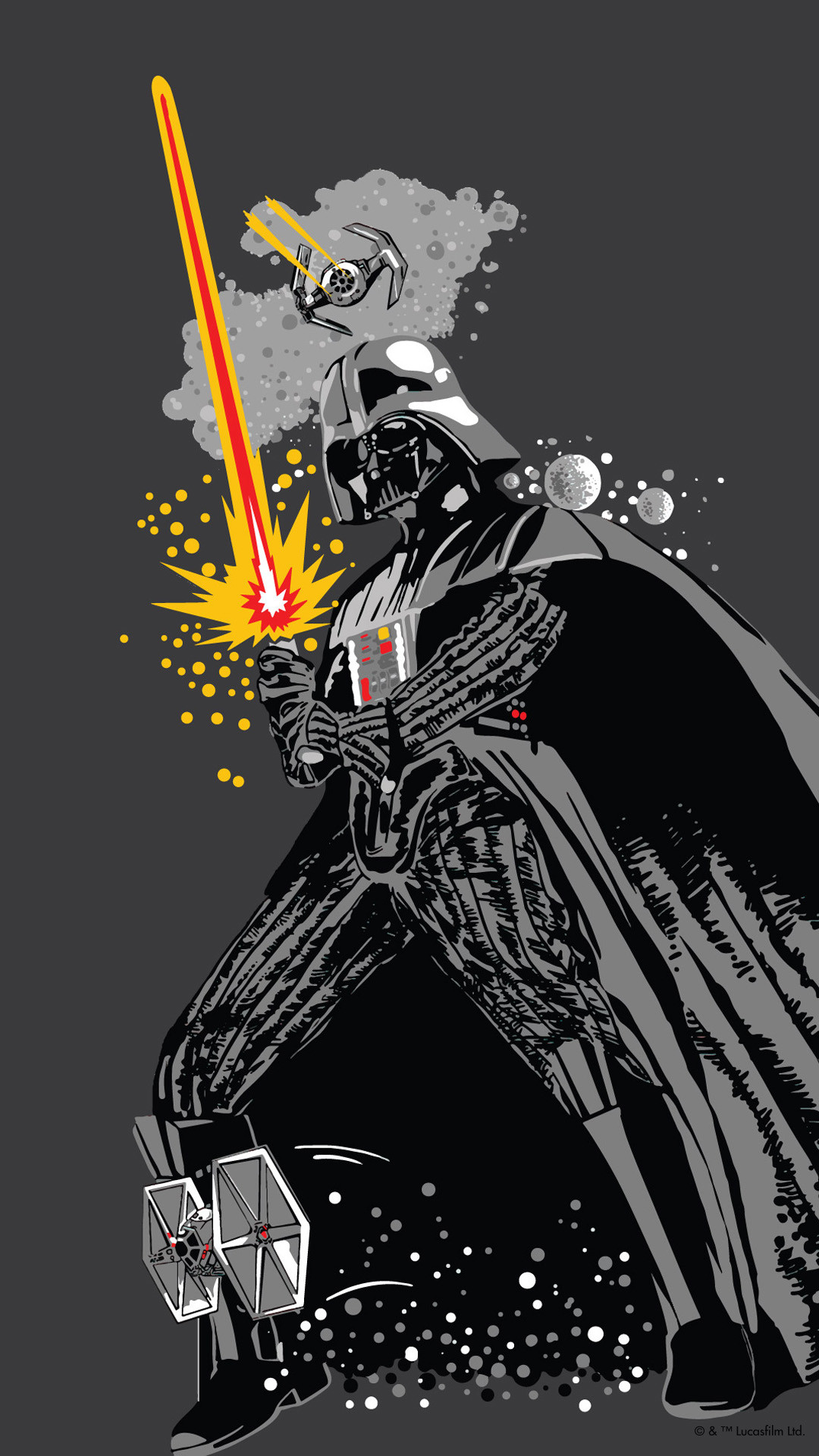 Darth Vader Illustrations Wallpapers Iphone Wallpapers