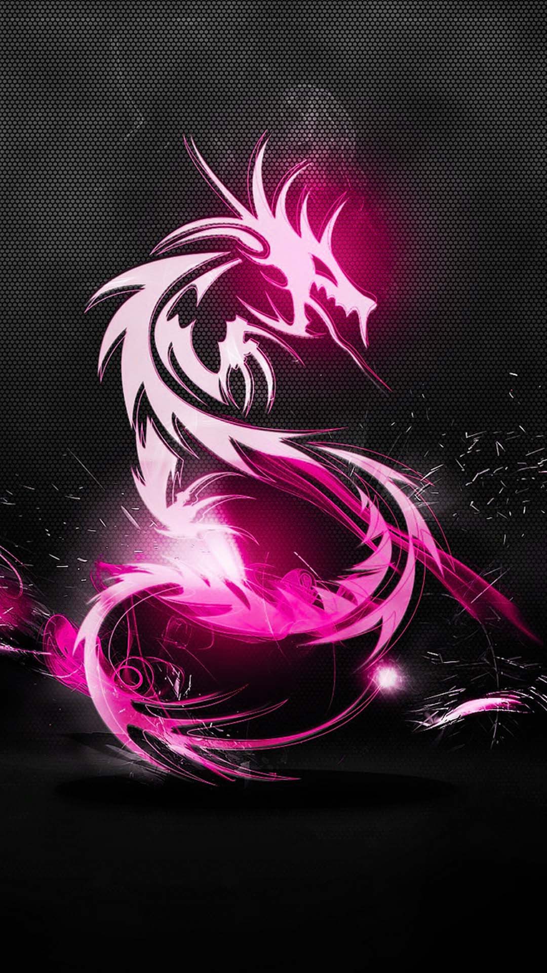 Dragon Pink Cool Iphone8 Wallpaper Iphone Wallpapers