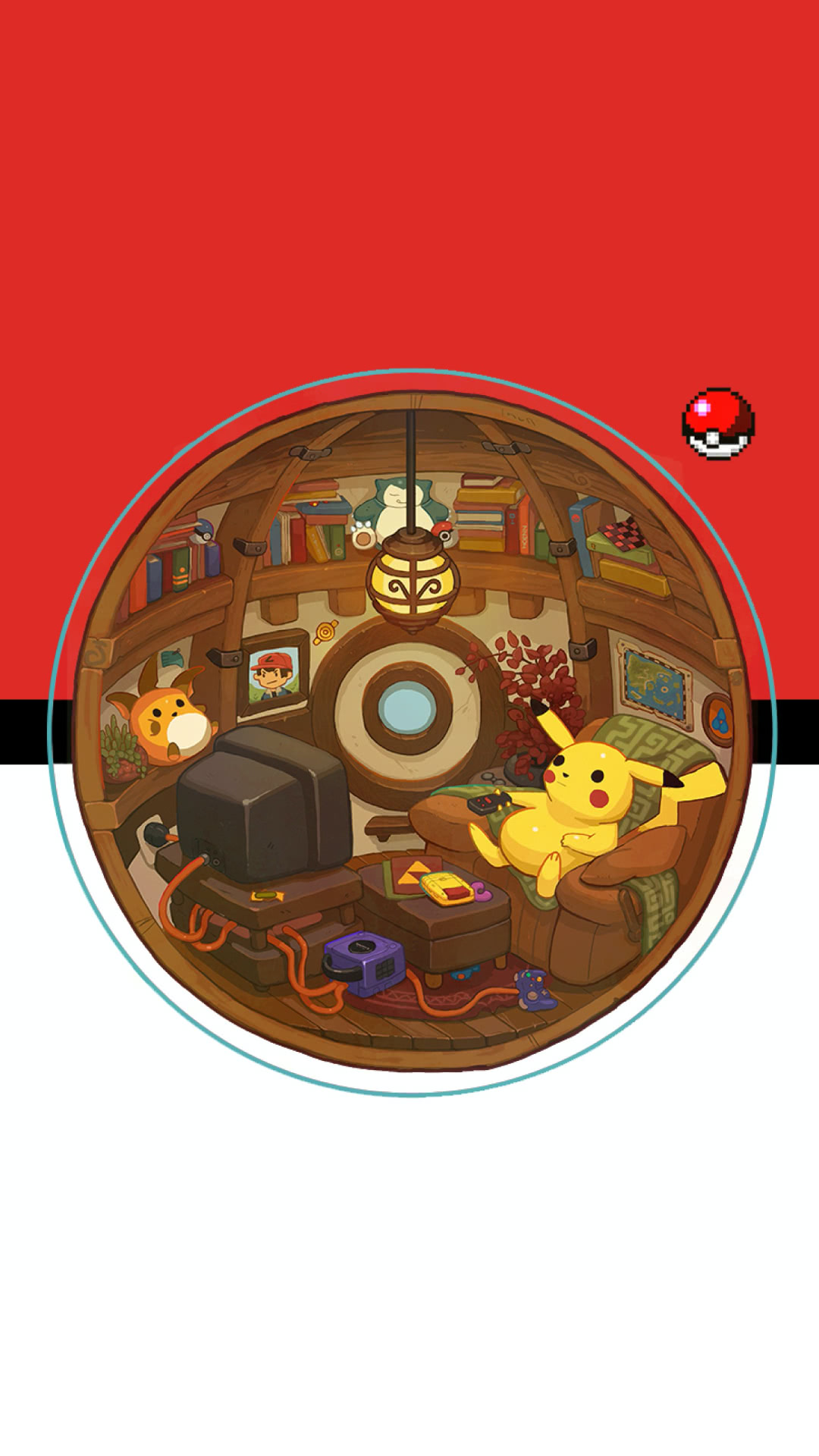 Inside The Monster Ball Pokemon Iphone Wallpapers