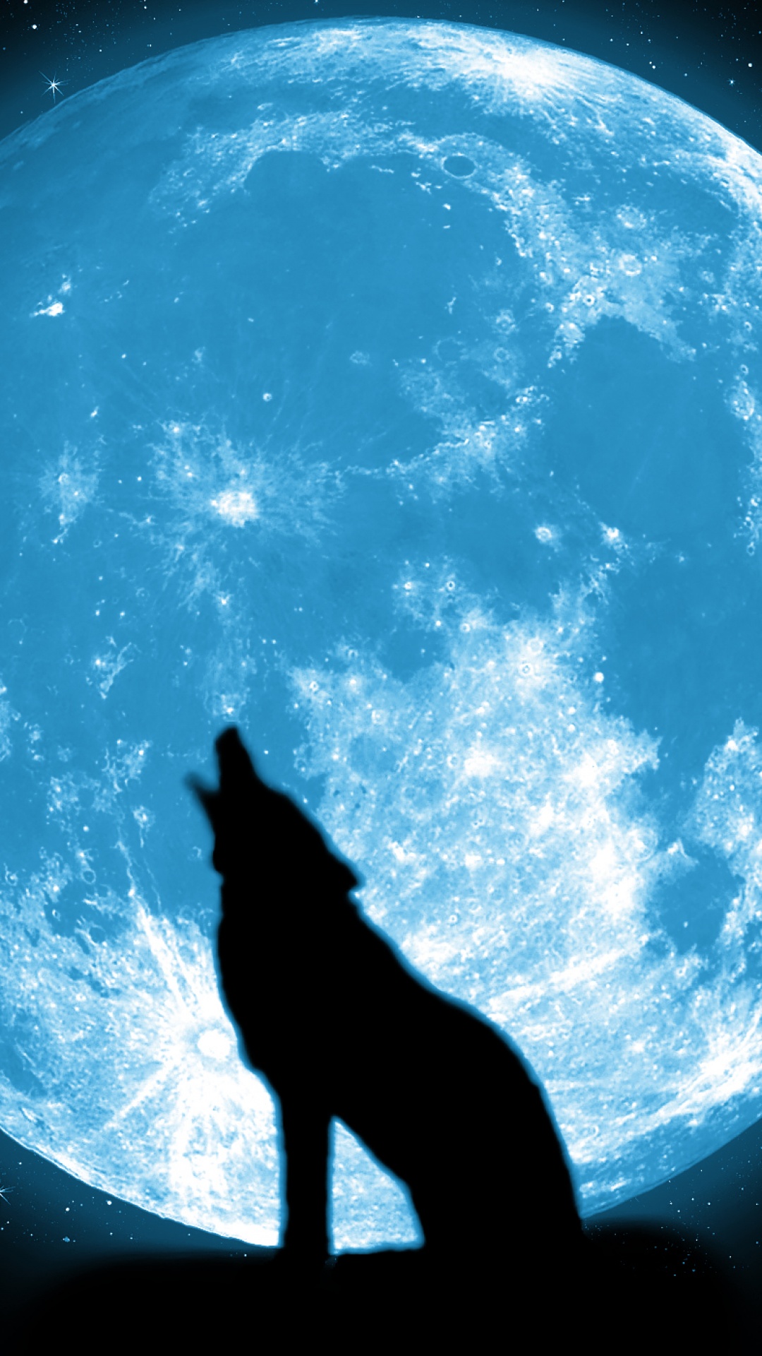 Wolf And Ful Moom Iphone Wallpaper Iphone Wallpapers