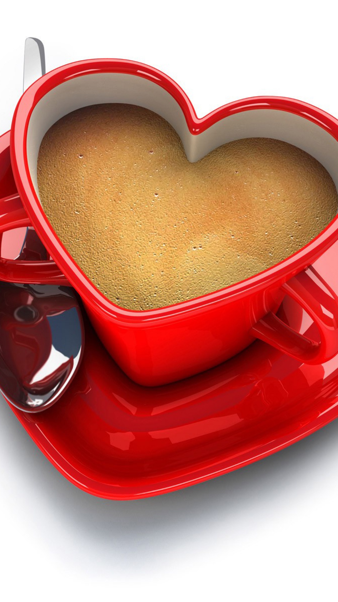 Heart Coffee Cup Iphone Wallpapers