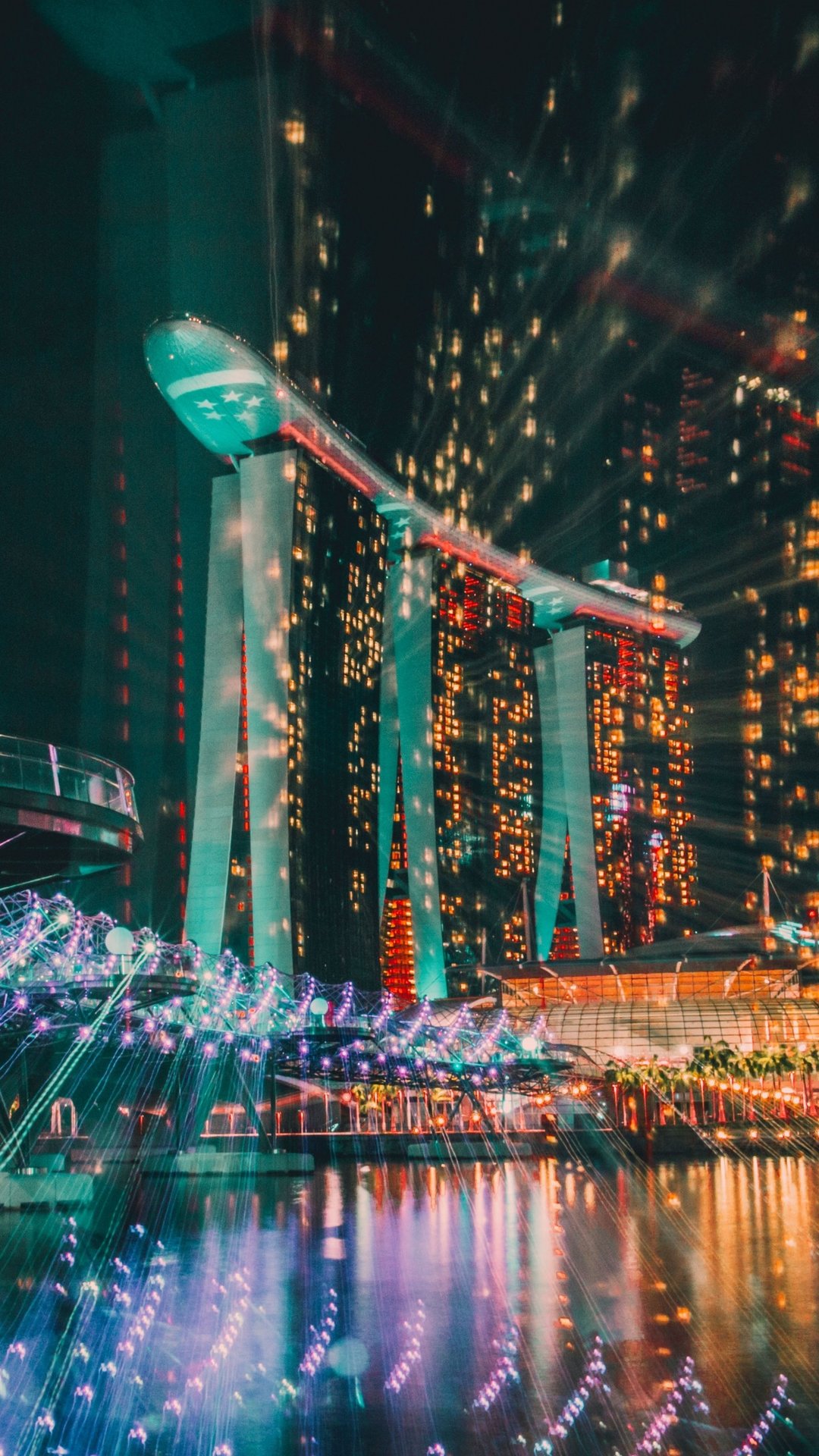シンガポールの夜景 Iphone Wallpapers