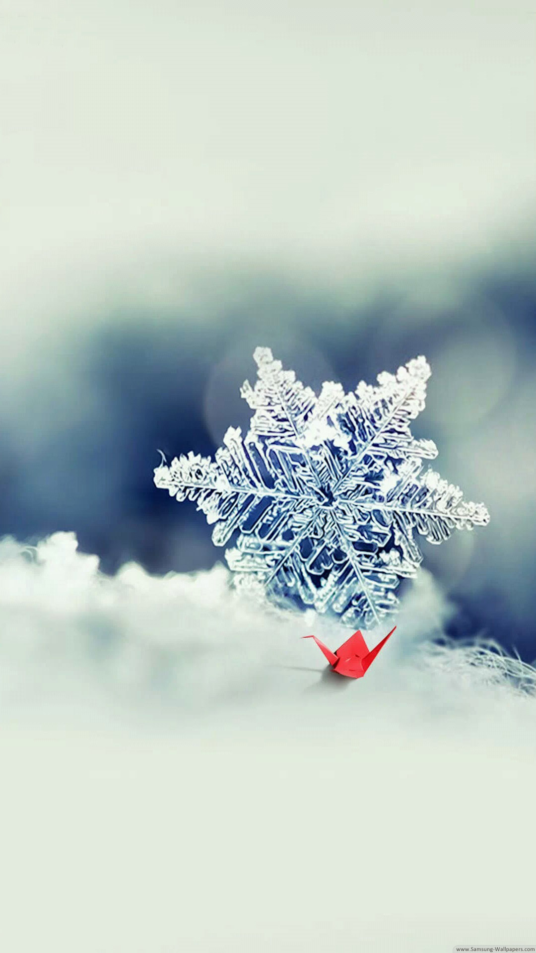 冬っぽいスマホ壁紙 美しい雪の結晶 Iphone Wallpapers