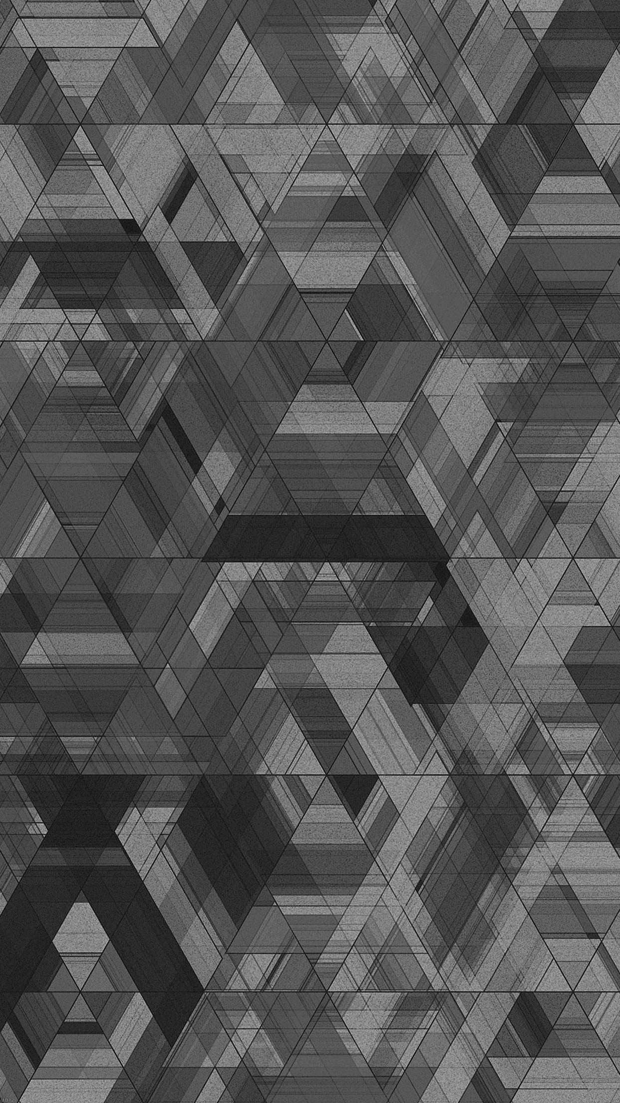 幾何学模様 グレー Iphone Wallpapers