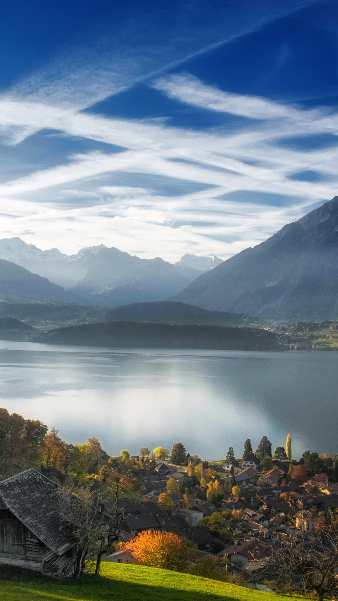 スイスの湖 Iphone Wallpapers