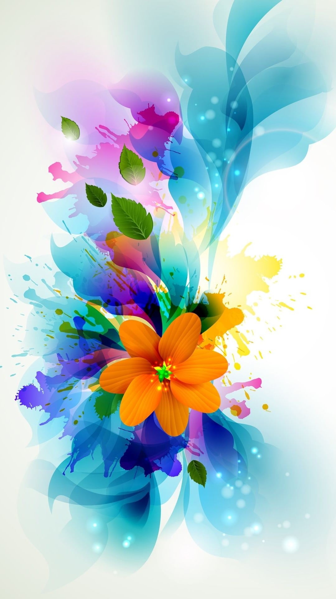 Flowers Digital Art Iphone Wallpapers