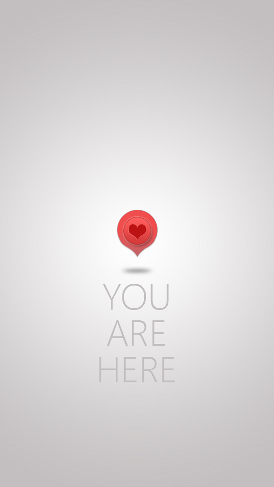 You Are Here Loveメッセージiphone6s壁紙 Iphone Wallpapers